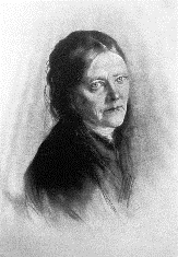 Malwida von Meysenbug (Zeichnung von Franz von Lenbach, um 1890)