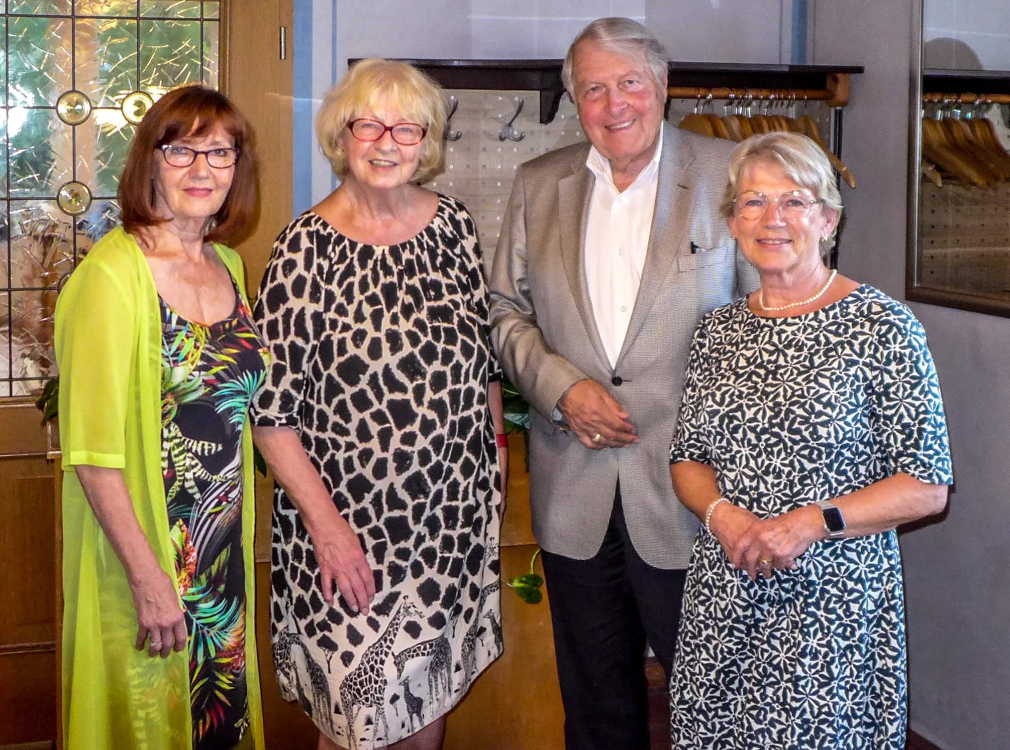 Vorstand der Malwida von Meysenbug Gesellschaft: Christine Buchenau, Marlis Wilde-Stockmeyer, Alfred Röver, Roswitha Heppe